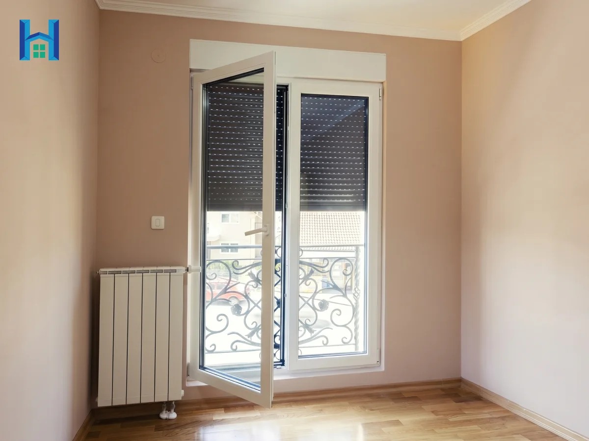 PVC balkonska vrata dvokrilna